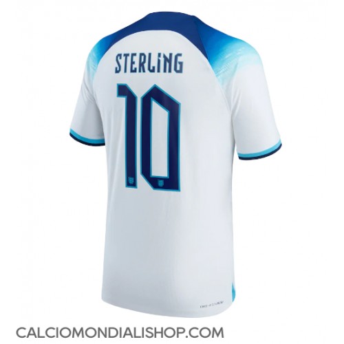 Maglie da calcio Inghilterra Raheem Sterling #10 Prima Maglia Mondiali 2022 Manica Corta